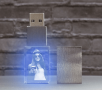 3D Crystal USB Pen Drive