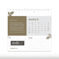 Plantable Eco Seeded Calendar