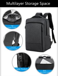 Multilayer Storage Space Top Zipper Pocket Layered Zipper Pocket Side Pocket Back Anti-theft pocket