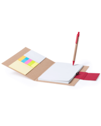 Notebook with Sticky Notes