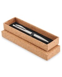 Recycled Metal Pen in Cork Box