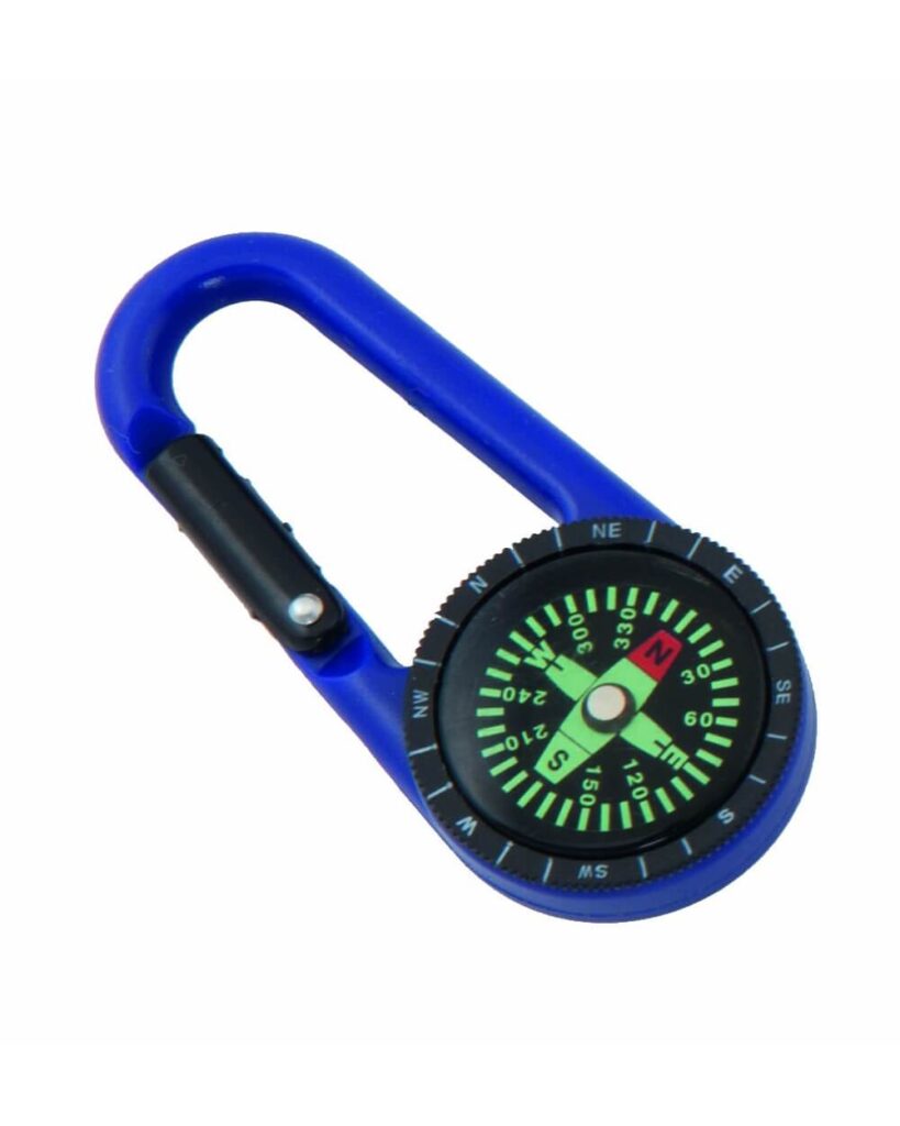 Keychain with Compass