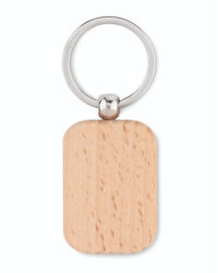 Rectangular Wooden Keychain