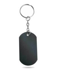 Rounded Plate Keychain