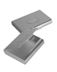 Aluminum business card holder