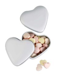 Heart-Shaped Tin Candy Holder