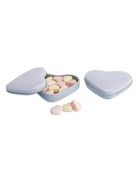 Heart-Shaped Tin Candy Holder