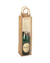 Bottle Bag with Bamboo Handles