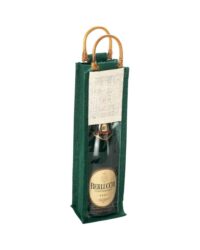 Bottle Bag with Bamboo Handles