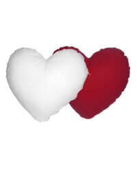 Two-Coloured Heart Pillowcase