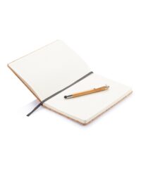 A5 Cork Notebook with Bamboo Pen