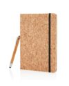 A5 Cork Notebook with Bamboo Pen