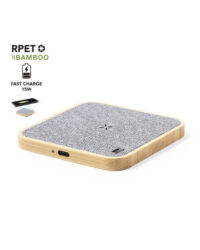 Eco RPET & Bamboo Wireless Charger