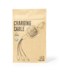 Eco Recycled Leather Charging Cable