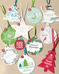 Eco Plantable Christmas Ornaments